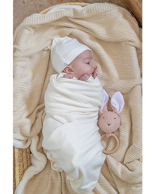 Bamboom Clinical Blanket for Newborns 75x100 cm Cream Bamboo