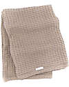 Bamboom Clinical Blanket for Newborns - 75x100 cm - Embossed - Dark Sand - Bamboo and Organic Cotton Blanket