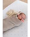 Bamboom Clinical Blanket for Newborns - 75x100 cm - Embossed - Dark Sand - Bamboo and Organic Cotton Blanket