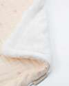 Bamboom Crib Blanket 100x150 + Plush Side - Olives Pink - in Bamboo Viscose and Organic Cotton Blanket