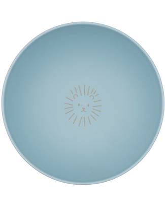 Bamboom Dinner Set - Plate + Bowl + Glass + Cutlery - Ice Blue - Lion - 100% Biodegradable Meal Sets