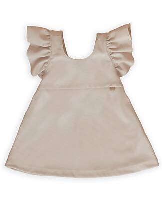 Bamboom Dungaree Dress - Sand - Bamboo - Cotton Dresses_