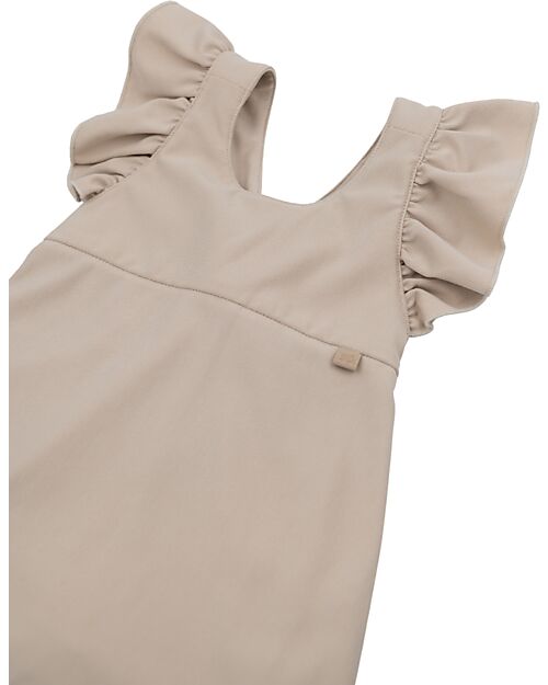 Bamboom Dungaree Dress - Sand - Bamboo - Cotton Dresses_
