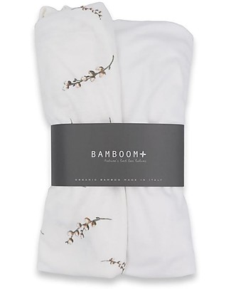 Bamboom Fitted Sheet Cover Mattress 80x40 cm - 2 Pieces - Willow - 100% Bamboo Bed Sheets and Pillow Cases