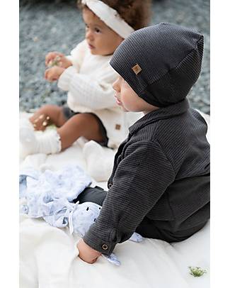 Bamboom Footed Suit - Sand - Cotton and Bamboo Oeko-Tex Certified Newborn Hats