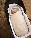 Bamboom Footmuff Igloo Teddy New Born-Warm White Footmuffs