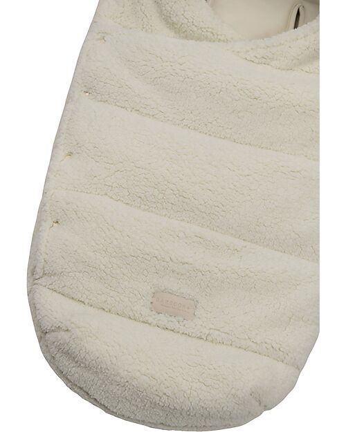 Bamboom Footmuff Igloo Teddy New Born-Warm White Footmuffs