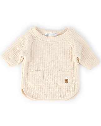 Bamboom Girl Poncho - Milk White - Bamboo and Cotton Scarves And Shawls