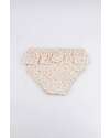 Bamboom Girls Swimsuit - Flowers - Cream - with Ruffles - UV50+ Bikinis And Tankinis