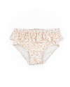 Bamboom Girls Swimsuit - Flowers - Cream - with Ruffles - UV50+ Bikinis And Tankinis