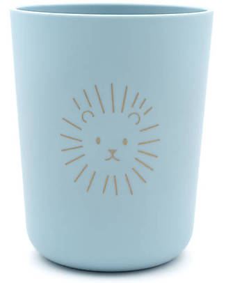 Bamboom Glass - Ice Blue - Lion - 100% Organic Material Beakers