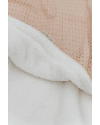 Bamboom Goffrato Blanket - 140 x 110 - Nude Pink - Organic Bamboo + Plush Sponge Bed Sheets and Pillow Cases