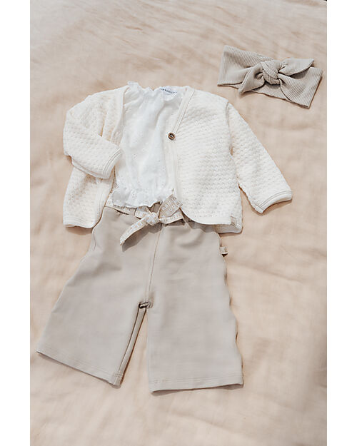 Bamboom Headband with Knot - Sand - Bamboo and Organic Cotton Hair Accessories