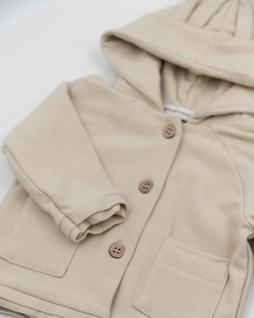 Bamboom Hoodie - Sand - Bamboo - Cotton Cardigans