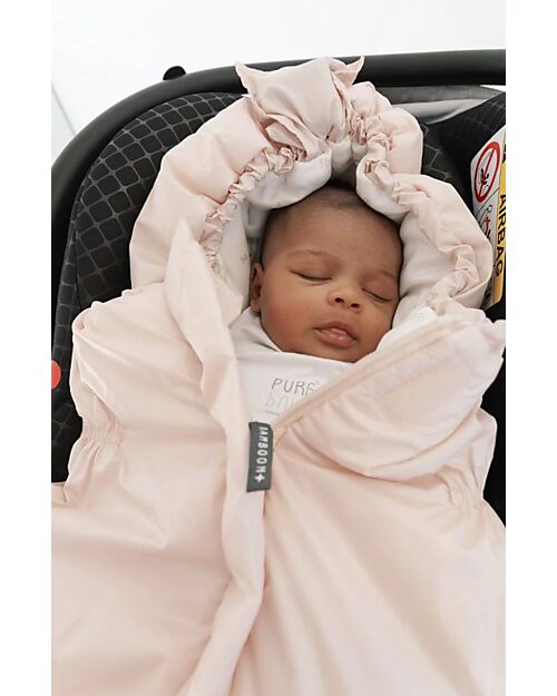 Bamboom Igloo Mini Spring Bag - Water Pink - TOG. 2 - Natural Bamboo - Egg and Pram Footmuffs