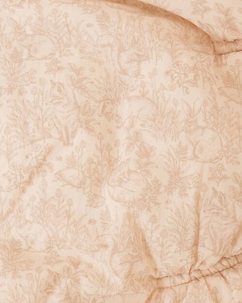 Bamboom Igloo Mini Winter Bag For Carrycot - Blush - TOG 4.5 - Natural Bamboo Interior Footmuffs