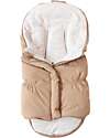 Bamboom Igloo Mini Winter Bag For Carrycot - Camel - TOG 4.5 - Natural Bamboo Interior Footmuffs