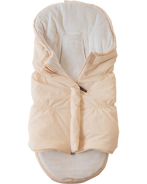 Bamboom Igloo Mini Winter Bag For Carrycot - Pastel Pink - TOG 4.5 - Natural Bamboo Interior Footmuffs