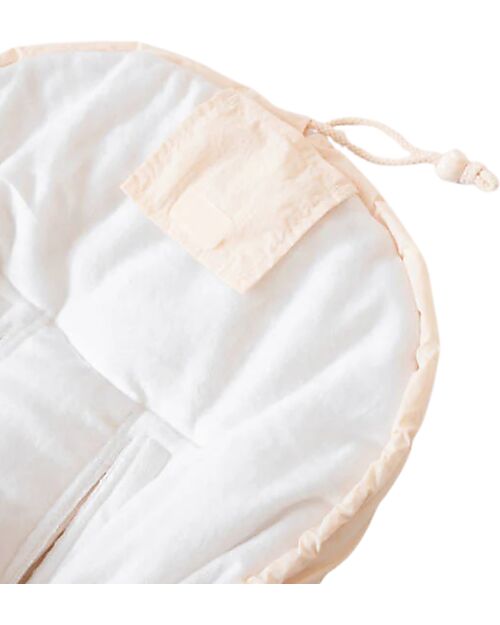 Bamboom Igloo Mini Winter Bag For Carrycot - Pastel Pink - TOG 4.5 - Natural Bamboo Interior Footmuffs