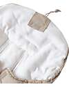 Bamboom Igloo Mini Winter Bag For Carrycot - Warm Sand - TOG 4.5 - Natural Bamboo Interior Footmuffs