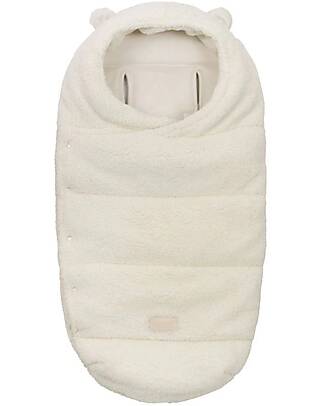Bamboom Igloo Teddy New Born-Warm White Footmuffs