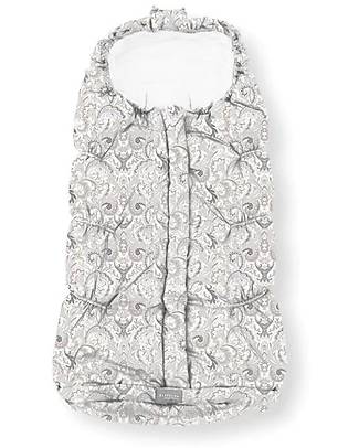Bamboom Igloo Winter Stroller Bag TOG 4.5 - Paisley - Natural Bamboo Footmuffs