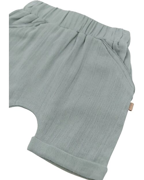 Bamboom Jeans Shorts - Acqua Grey - Bamboo - Cotton Shorts