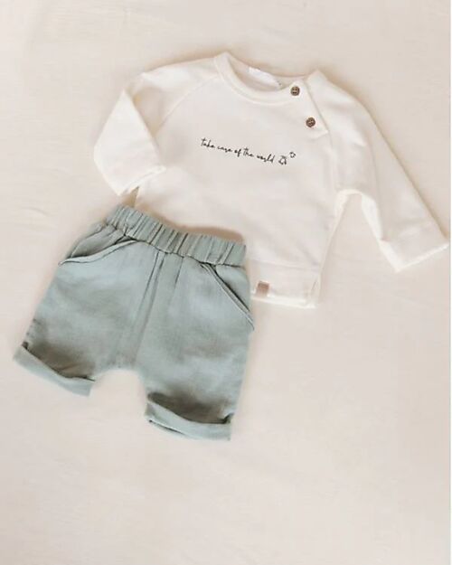 Bamboom Jeans Shorts - Acqua Grey - Bamboo - Cotton Shorts