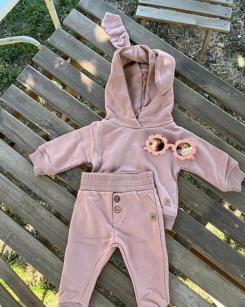 Bamboom Jogging Suit Shorts - Dark Pink - Cotton and Bamboo Oeko-Tex Certified Trousers