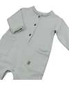 Bamboom Jumpsuit with Pockets - Blush Blue - Bamboo - Cotton Babygrows