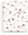 Bamboom Lenzuola per culla/carrozzina  75x100cm, con federa - Print - Butterfly Cradle Bed Linen