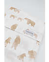 Bamboom Lenzuolo per lettino 110x140cm, con Federa - Orso Bed Sheets and Pillow Cases