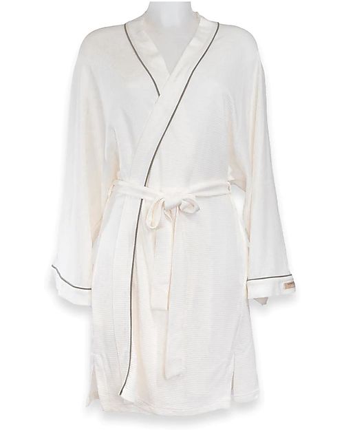 Bamboom Maternity Robe - Ivory - Organic Bamboo Oeko-Tex Certified Robes
