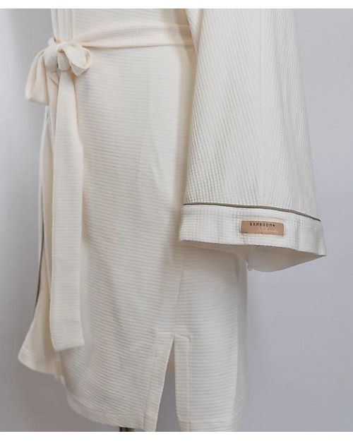 Bamboom Maternity Robe - Ivory - Organic Bamboo Oeko-Tex Certified Robes