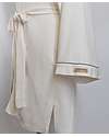 Bamboom Maternity Robe - Ivory - Organic Bamboo Oeko-Tex Certified Robes