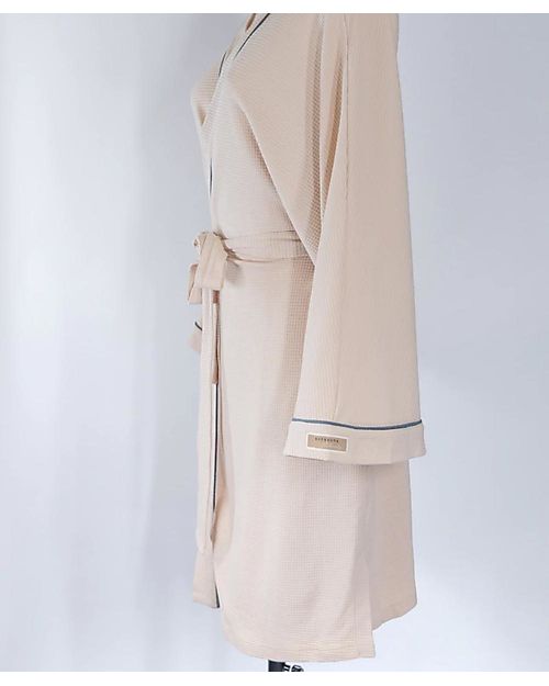 Bamboom Maternity Robe - Nude Pink- Organic Bamboo Oeko-Tex Certified Robes