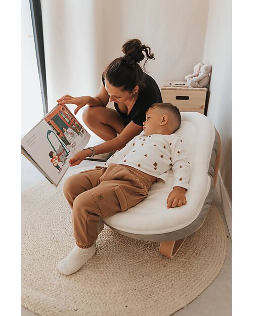 Bamboom Multipurpose Bouncer - Sand - Bamboo and Organic Cotton Bouncers