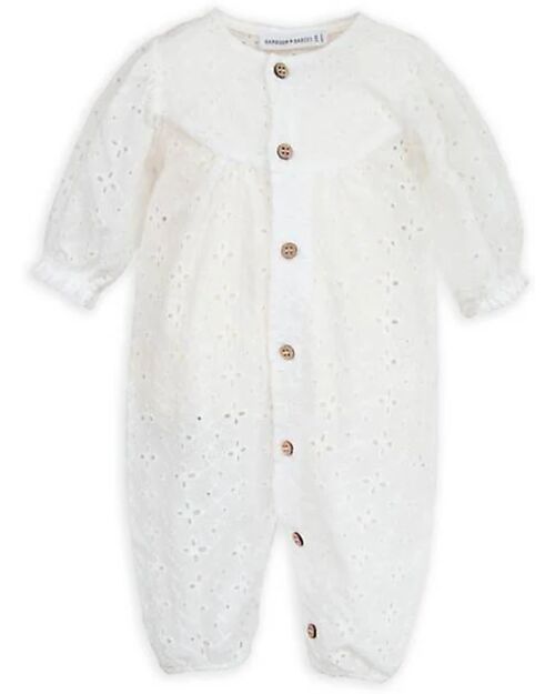 Bamboom Newborn Jumpsuit - Offwhite - Bamboo - Cotton Babygrows