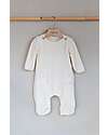 Bamboom One-Piece Jumpsuit - Ivory - Velvet Babygrows