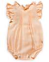 Bamboom Onesie Bodysuit - Peach - Bamboo - Cotton Short Sleeves Bodies