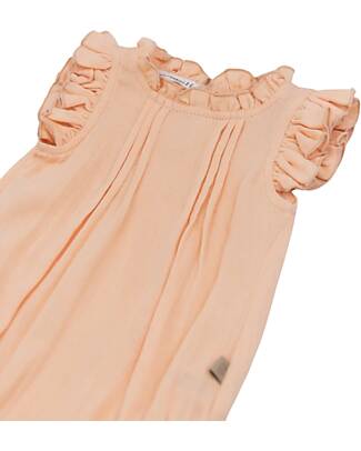 Bamboom Onesie Bodysuit - Peach - Bamboo - Cotton Short Sleeves Bodies