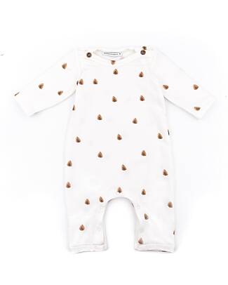 Bamboom Overall - Pine Cone - Bamboo and Organic Cotton Babygrows