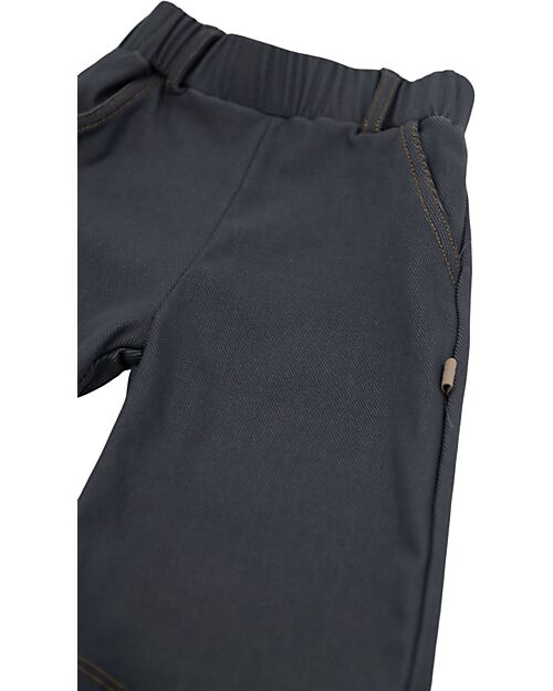 Bamboom Palazzo Jeans Pants - Blue - Bamboo - Cotton Trousers