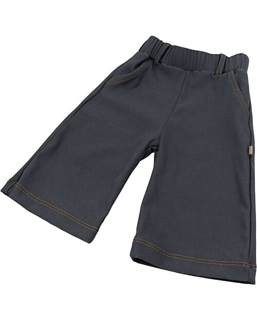 Bamboom Palazzo Jeans Pants - Blue - Bamboo - Cotton Trousers