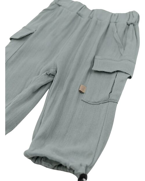 Bamboom Pant - Acqua Grey - Bamboo - Cotton Trousers