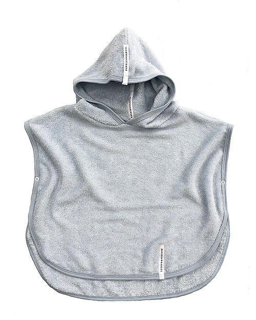 Bamboom Poncho Bathcape, Grey - 100% bamboo Towels And Flannels
