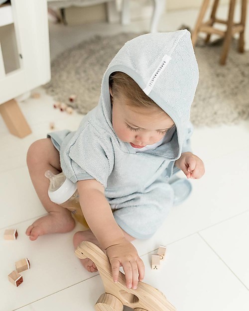 Bamboom Poncho Bathcape, Grey - 100% bamboo Towels And Flannels