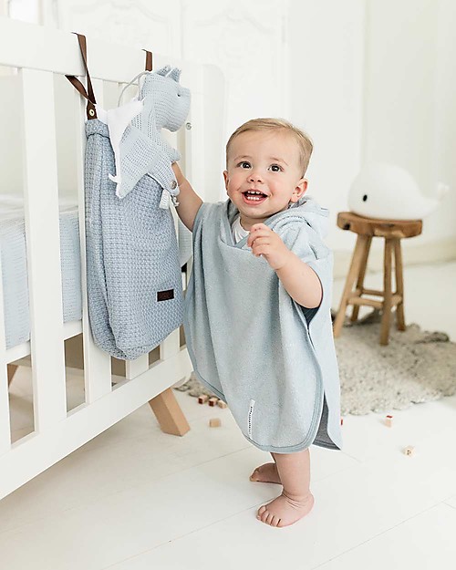 Bamboom Poncho Bathcape, Grey - 100% bamboo Towels And Flannels