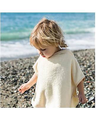 Bamboom Poncho for Bath - Cream -100% Bamboo Oeko-Tex Certified Towels And Flannels