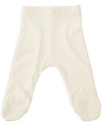 Bamboom Pure Baby Pants with Feet - Cream - Elasticated Organic Bamboo Trousers